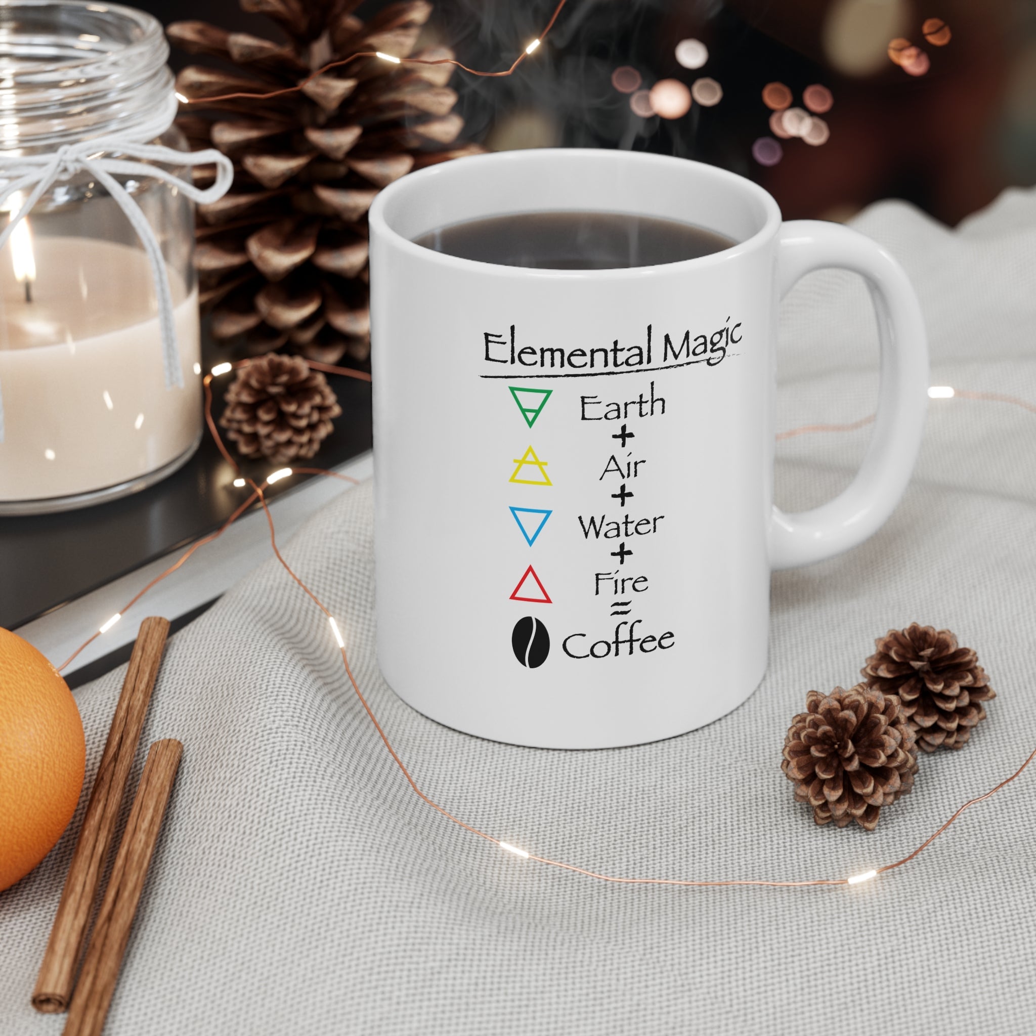 Coffee Magic Mug 11oz - Elemental Magic coffee mug