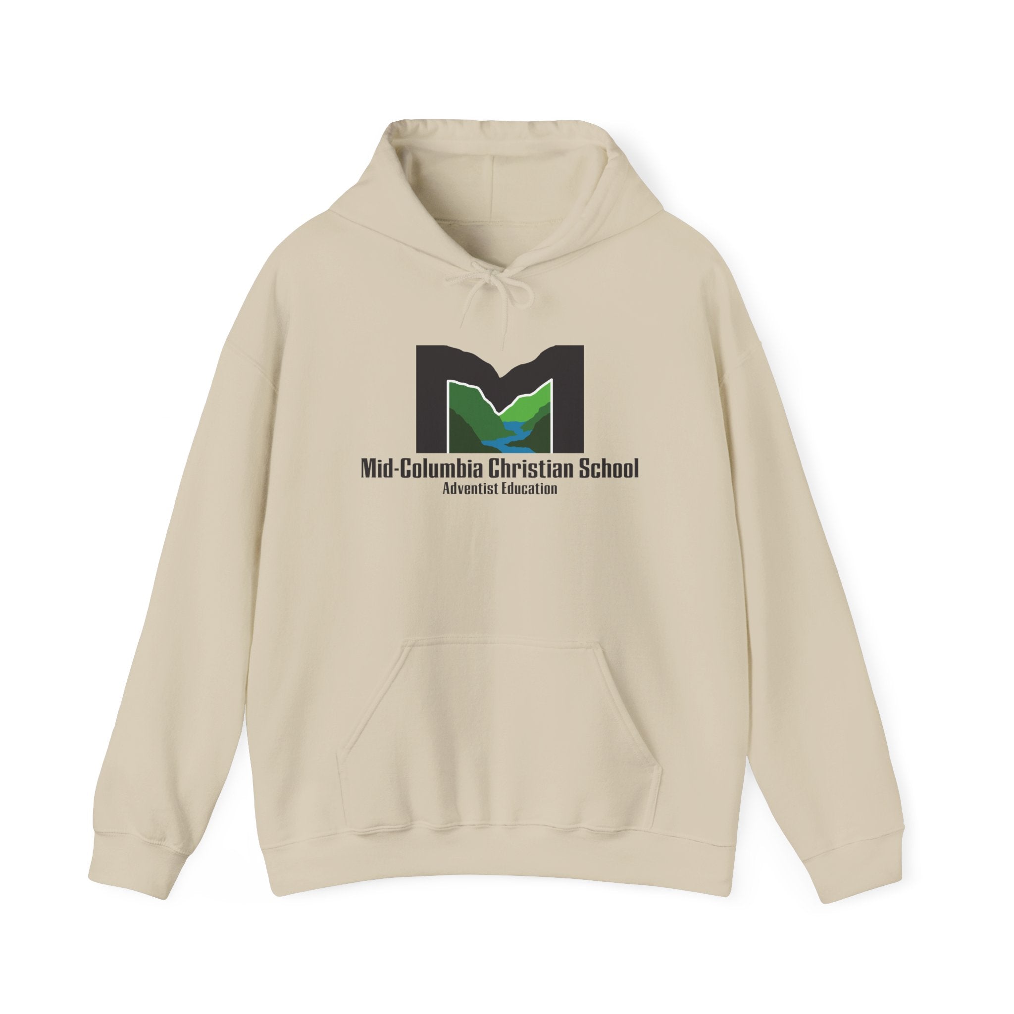 Mid-Columbia Christian School 2-Sided Hoodie, Empowered to Serve, Inspirational Sweatshirt for Students, Perfect Gift for Graduations, School Events, and Heroes