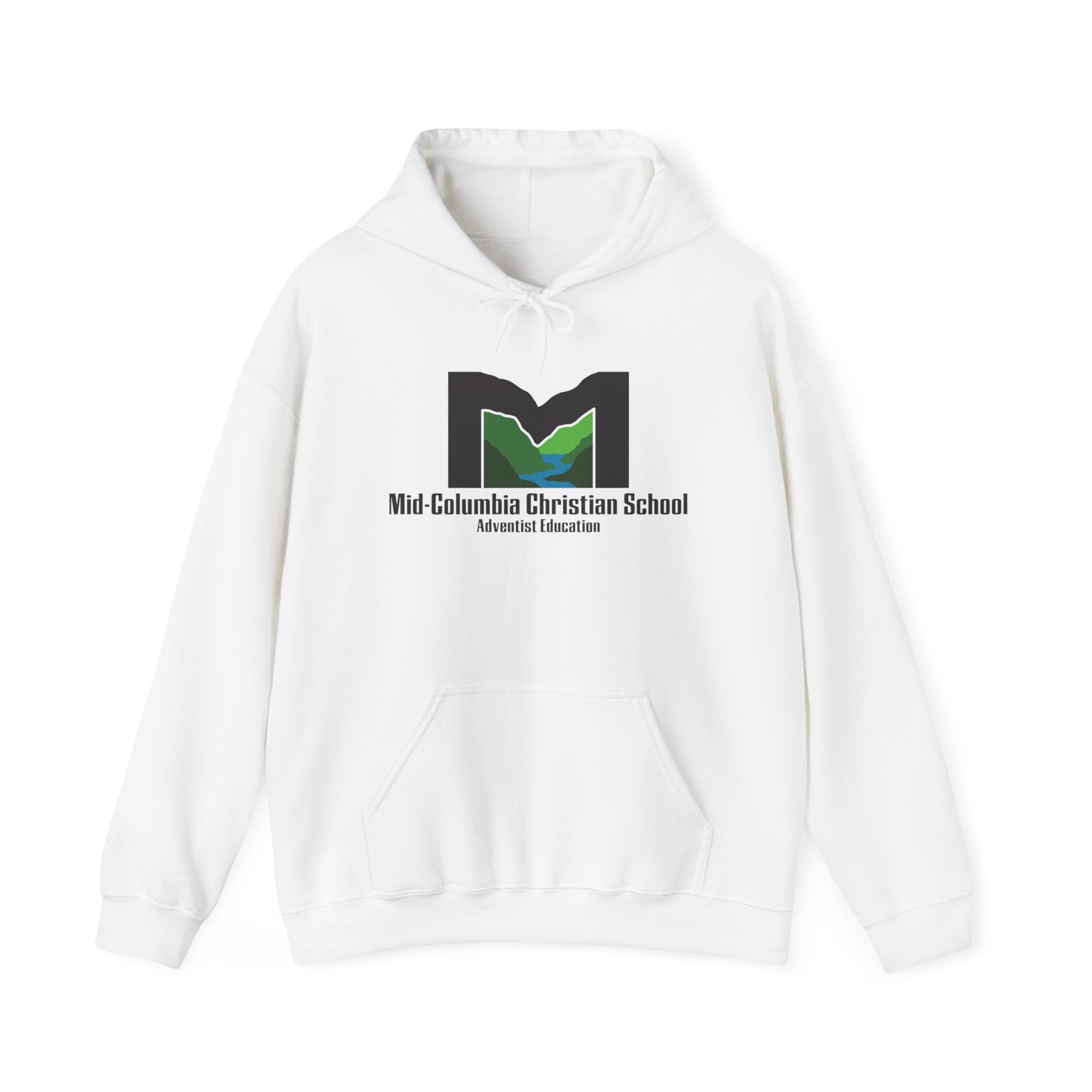 Mid-Columbia Christian School 2-Sided Hoodie, Empowered to Serve, Inspirational Sweatshirt for Students, Perfect Gift for Graduations, School Events, and Heroes