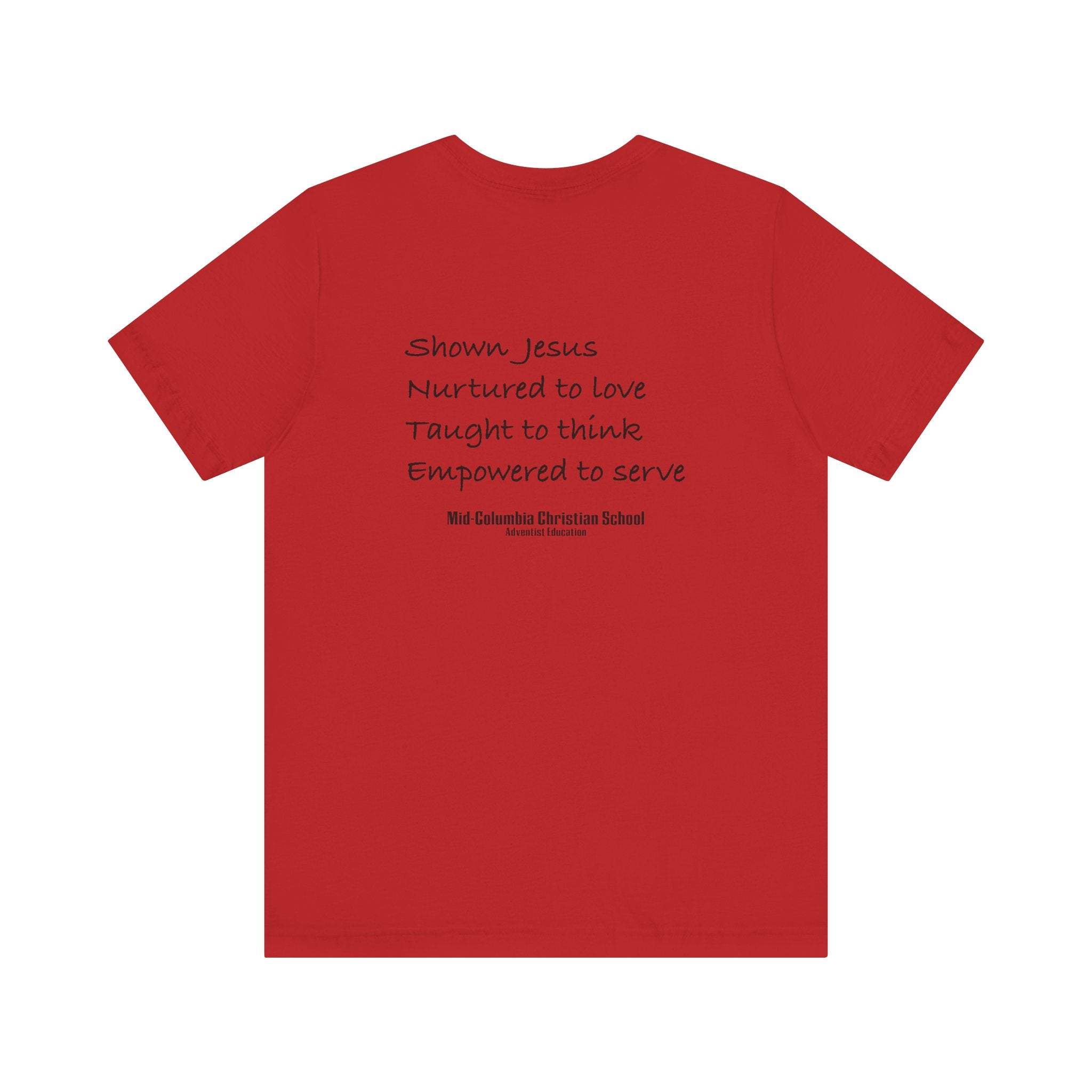 Mid-Columbia Christian School 2-Sided Tee: Empowered to Serve, Unisex Christian Shirt, Gift for Graduates, Faith-Based Apparel, Inspirational [...]
