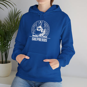 Mid-Columbia Christian School Shepherds - Unisex Heavy Blend™ Hooded Sweatshirt - Shepherds Pride, Cozy Animal Lover Hoodie