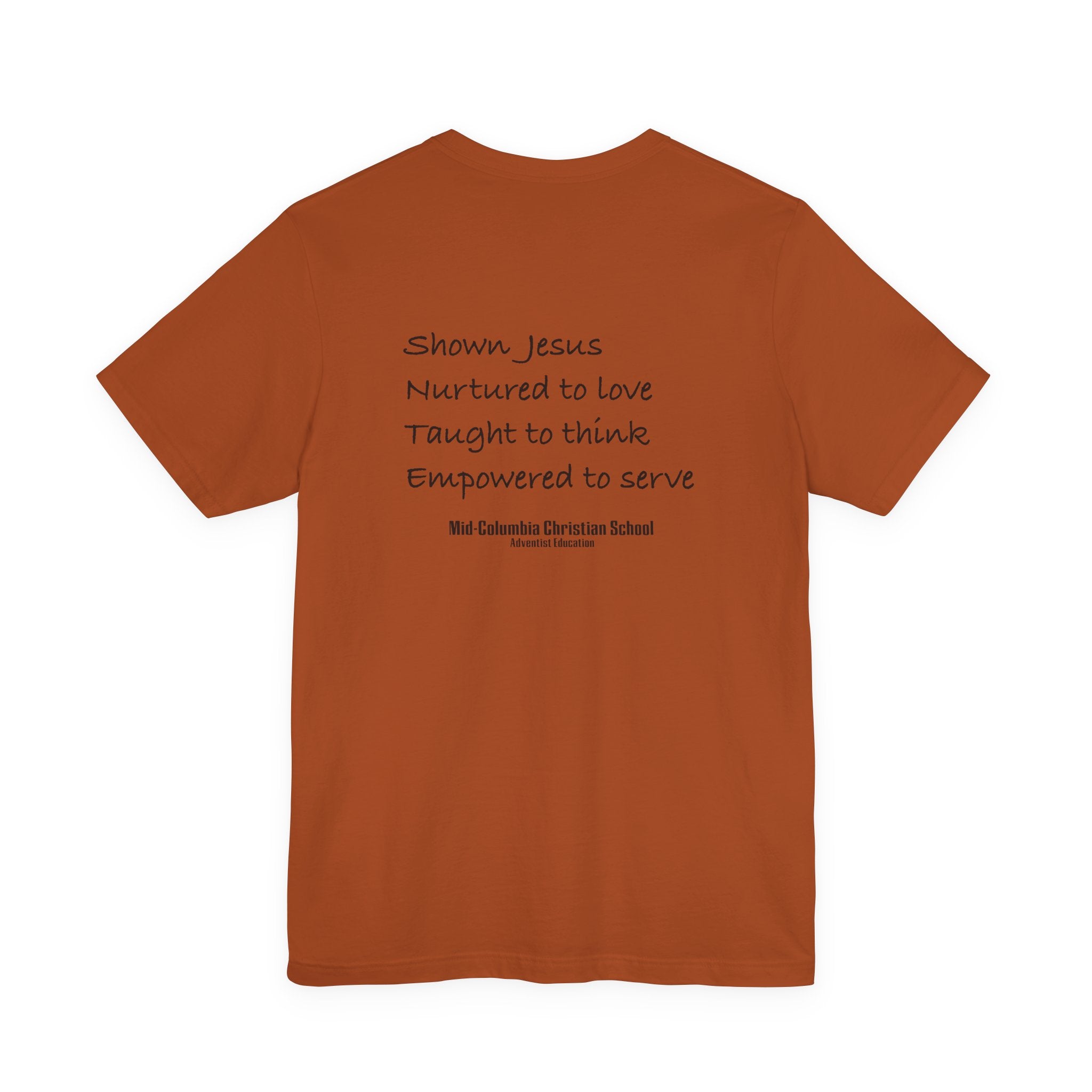 Mid-Columbia Christian School 2-Sided Tee: Empowered to Serve, Unisex Christian Shirt, Gift for Graduates, Faith-Based Apparel, Inspirational [...]