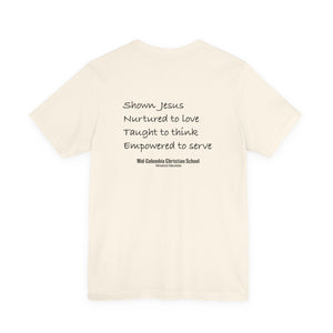 Mid-Columbia Christian School 2-Sided Tee: Empowered to Serve, Unisex Christian Shirt, Gift for Graduates, Faith-Based Apparel, Inspirational [...]