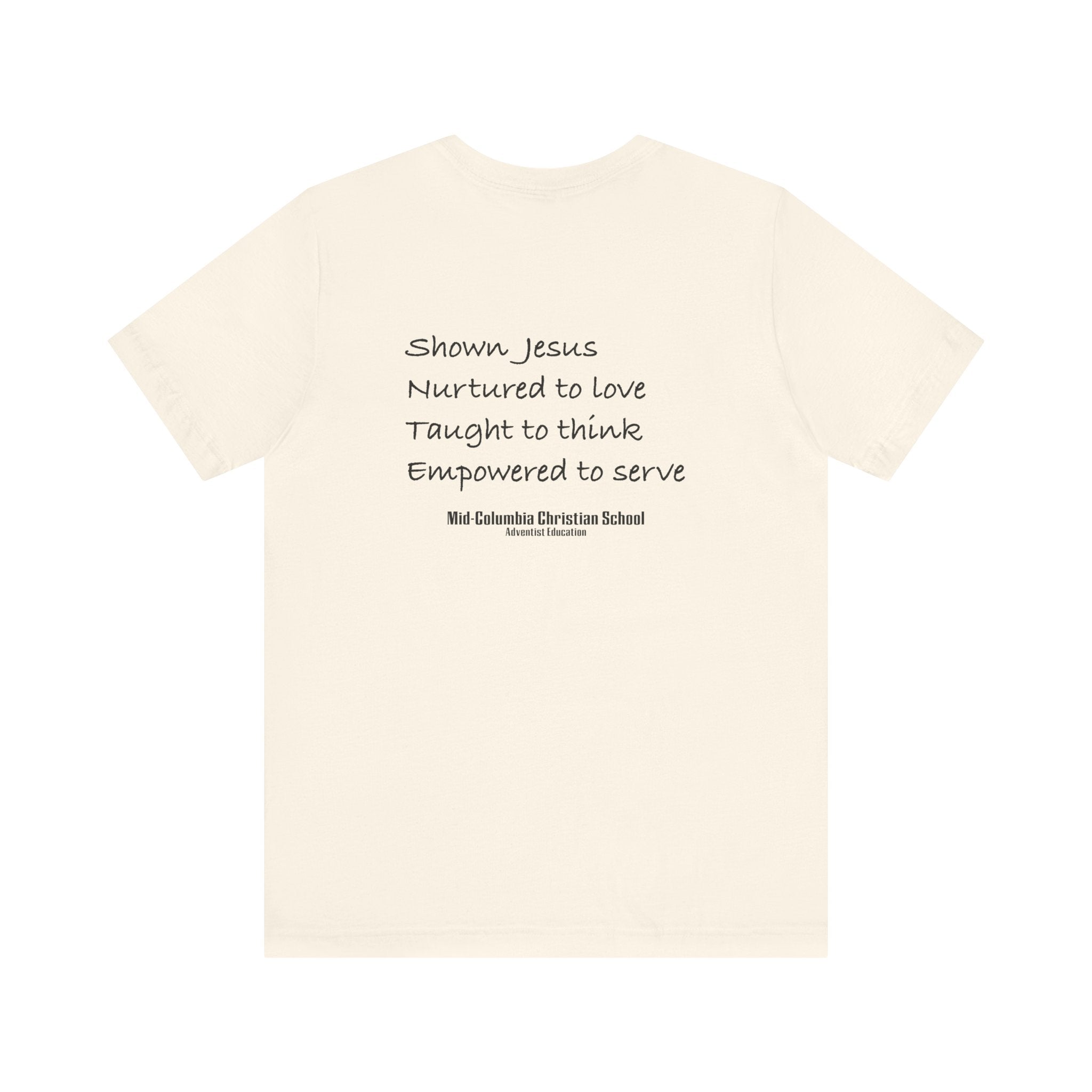 Mid-Columbia Christian School 2-Sided Tee: Empowered to Serve, Unisex Christian Shirt, Gift for Graduates, Faith-Based Apparel, Inspirational [...]