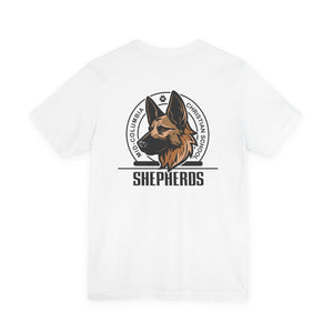 Mid-Columbia Christian School Shepherds 2-Sided Graphic Unisex Jersey Tee