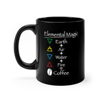 Coffee Magic Black mug 11oz - Elemental Magic coffee mug