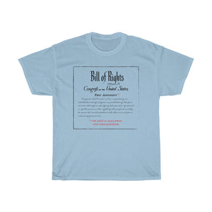 First Amendment - Unisex Heavy Cotton Tee - Constitution First Amendment