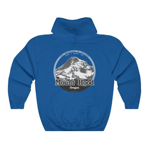 Hood River and Mount Hood, Oregon - Unisex Heavy Blend Hooded Sweatshirt - for hikers, mountain climbers, mountain lovers.