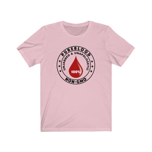 PUREBLOOD - Non-GMO -- Unisex Jersey Short Sleeve Tee -- Pure blood non-gmo unjabbed and unapologetic t-shirt, light colors