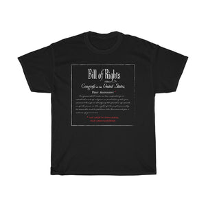 First Amendment - Unisex Heavy Cotton Tee - Constitution First Amendment