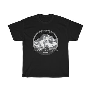 Mount Hood, Oregon - The Mountain is Calling - Unisex Heavy Cotton Tee - for hikers, mountain climbers, skiers, mountain lovers.