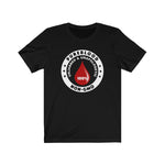PUREBLOOD - Non-GMO  --  Unisex Jersey Short Sleeve Tee. --  Pure blood non-gmo unjabbed and unapologetic t-shirt, dark colors